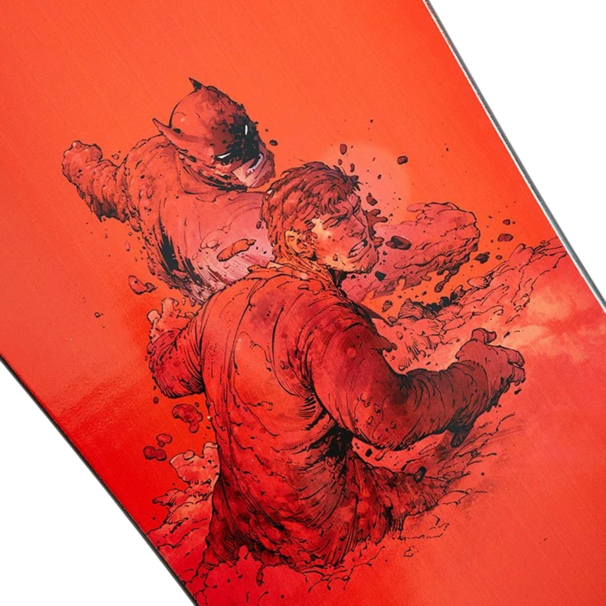 Welcome x Batman Knockout Early Grab Skateboard Deck 10"