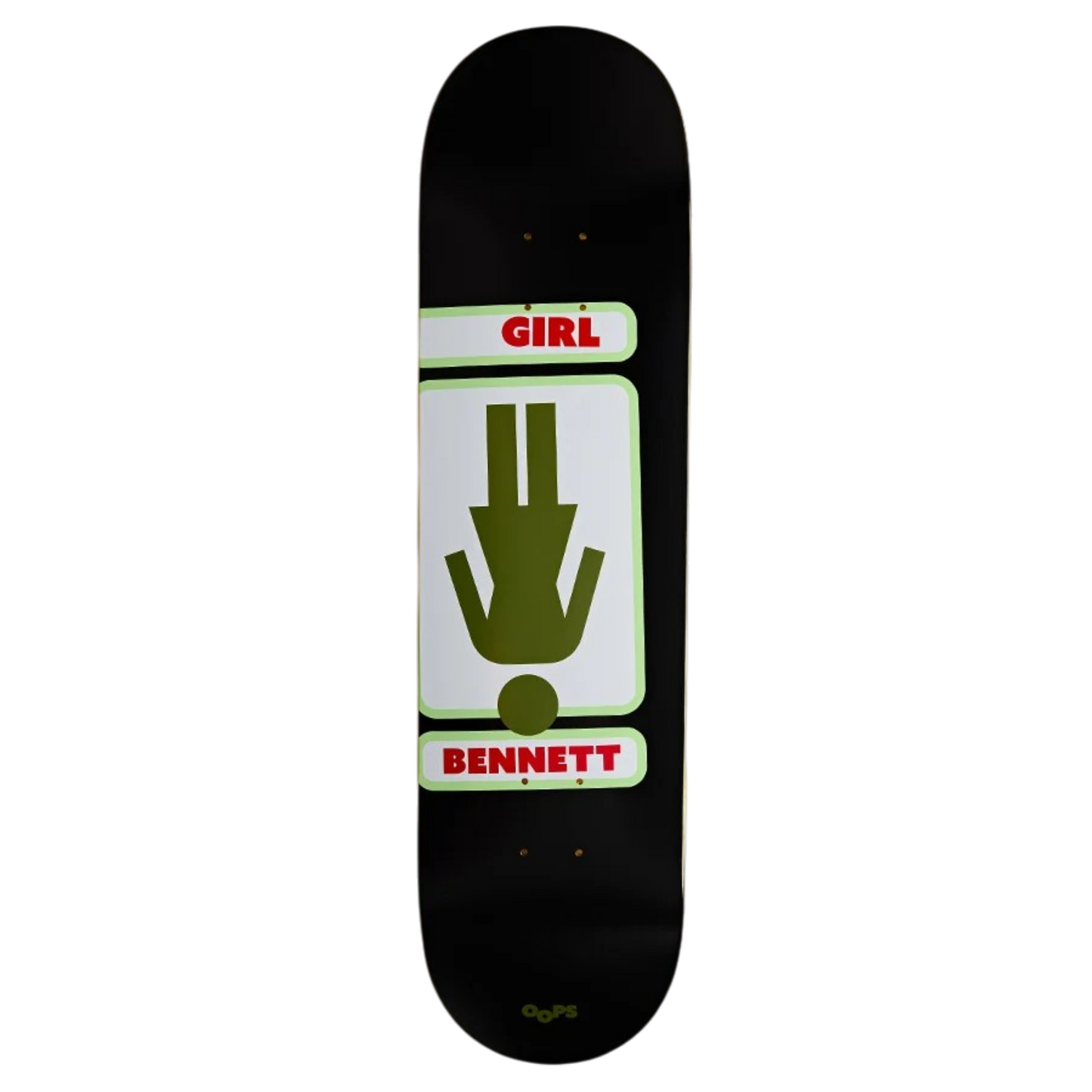 Girl Bennett Oops G027 Skateboard Deck 8.25"