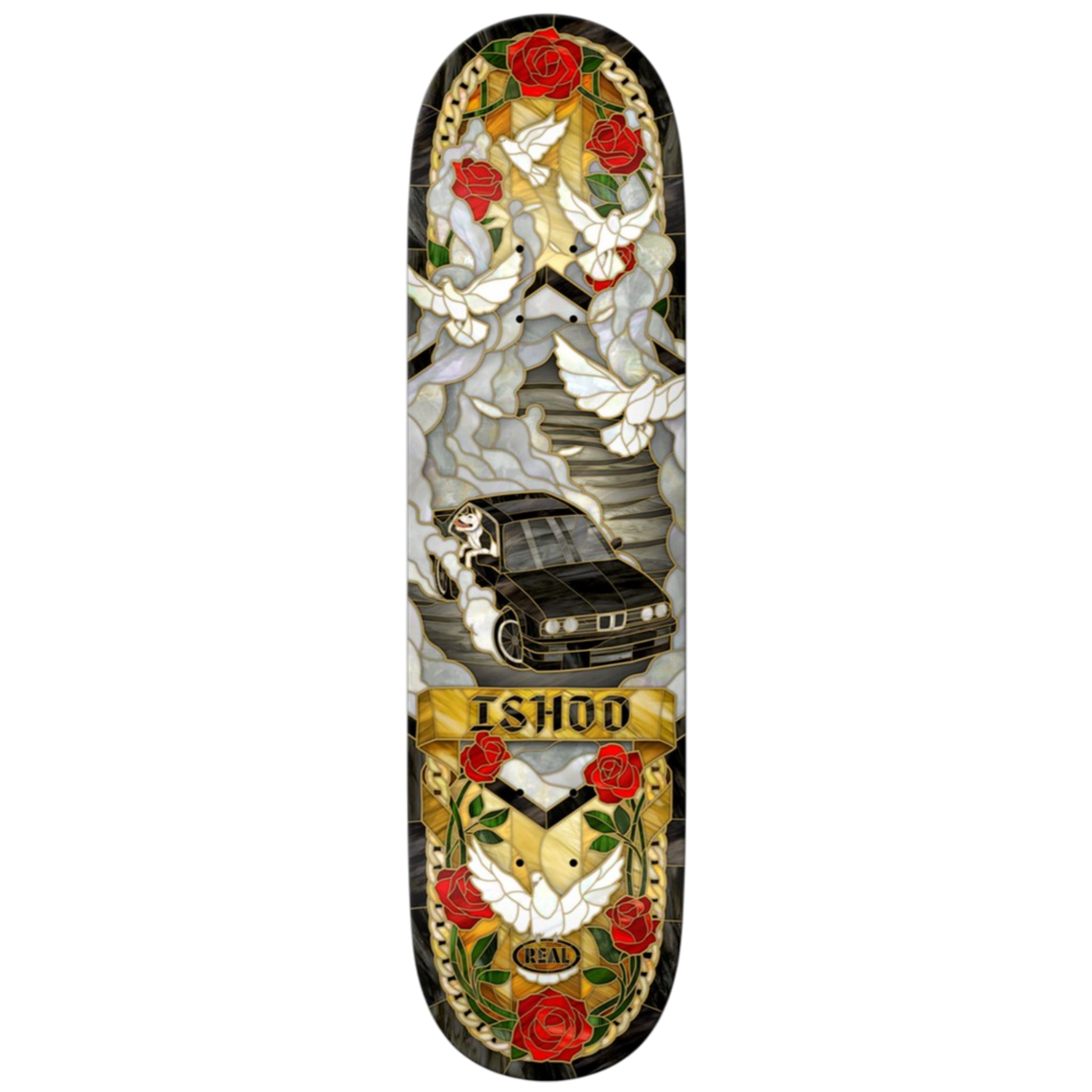 Real Ishod Wair Cathedral Skateboard Deck 8.0"