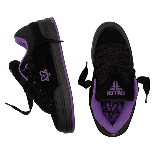 Fallen Heritage Bam Margera Ténis de Skate Black/Purple