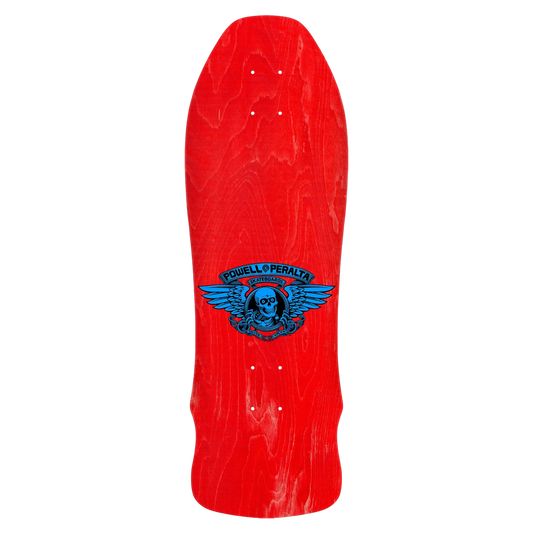 Powell Peralta Geegah Ripper Red Foil Skateboard Deck 9.75"