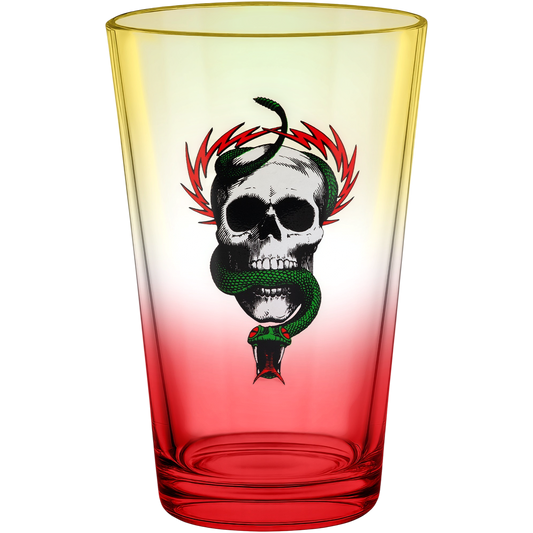 Powell Peralta McGill Skull & Snake Copo Yellow/Red Fade