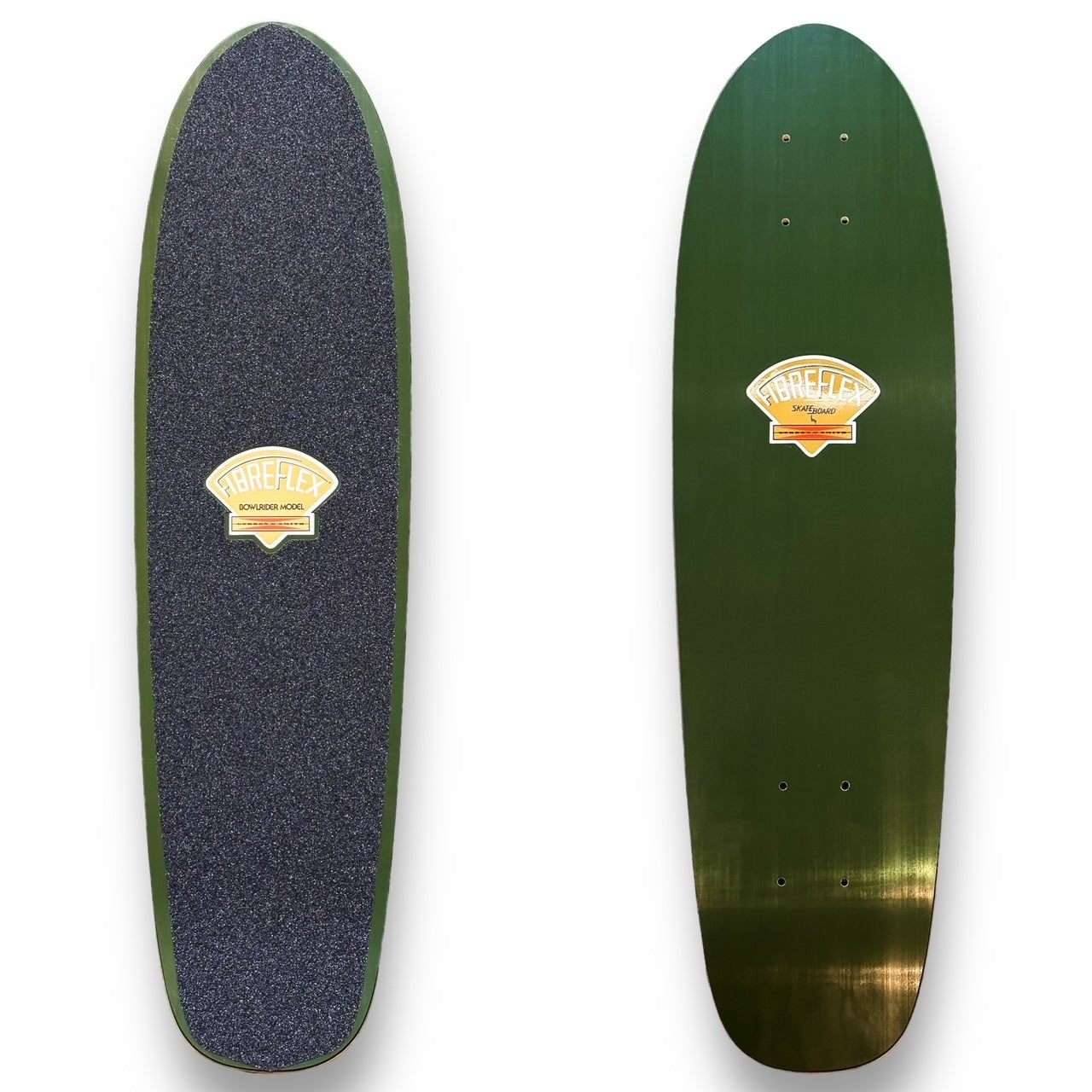 G&S Fibreflex Bowlrider Olive Rust Skateboard Deck 29.5"