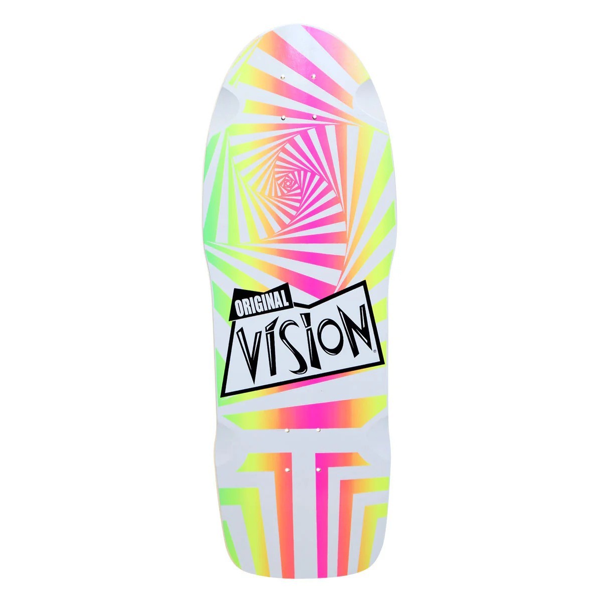 Vision Original White Rainbow Old School Skateboard Deck 10"