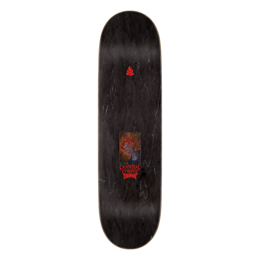 Creature Cannibal Corpse Skull & Blood Skateboard Deck 8.53"