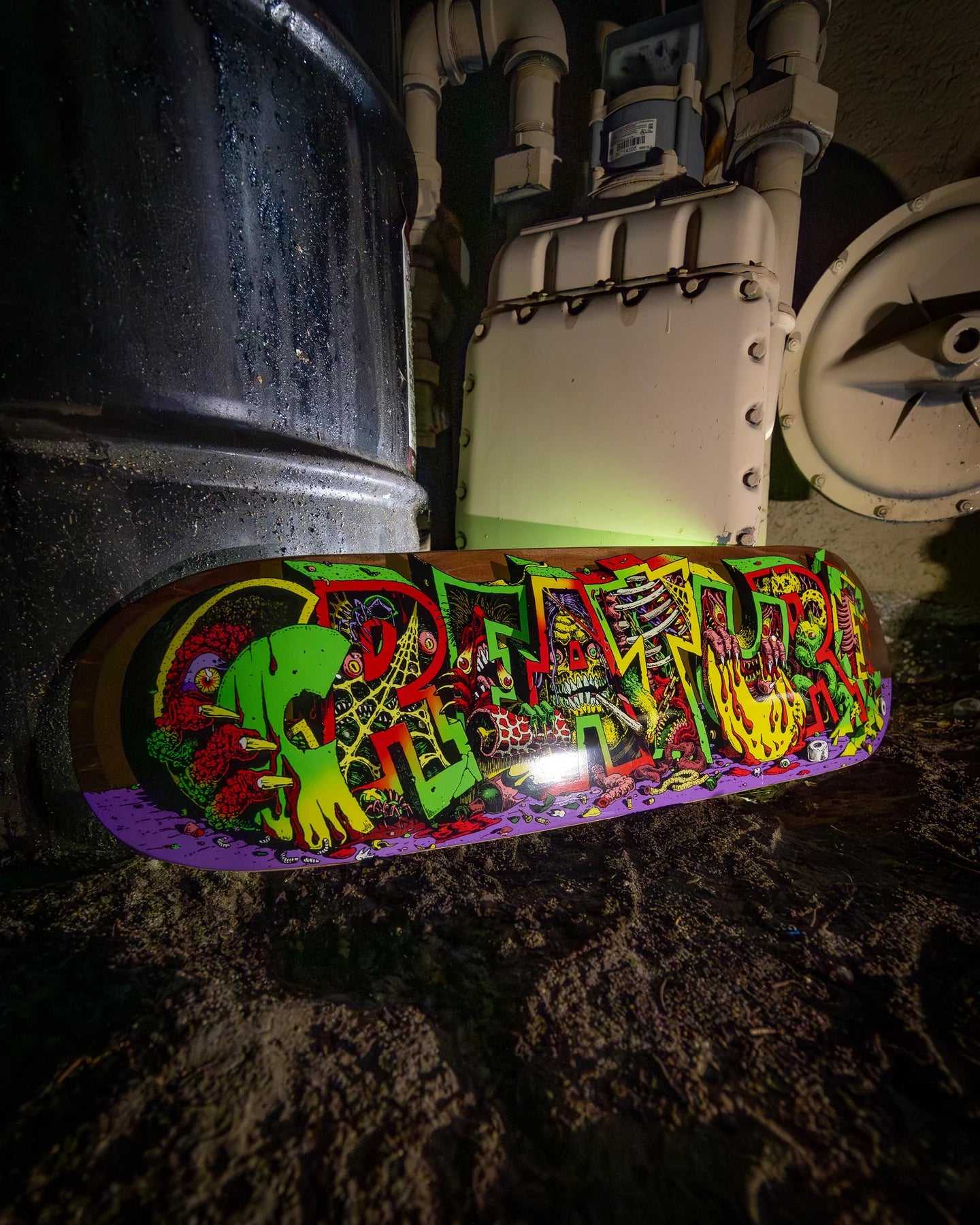Creature Hallucination Egg Skateboard Deck 9.25"