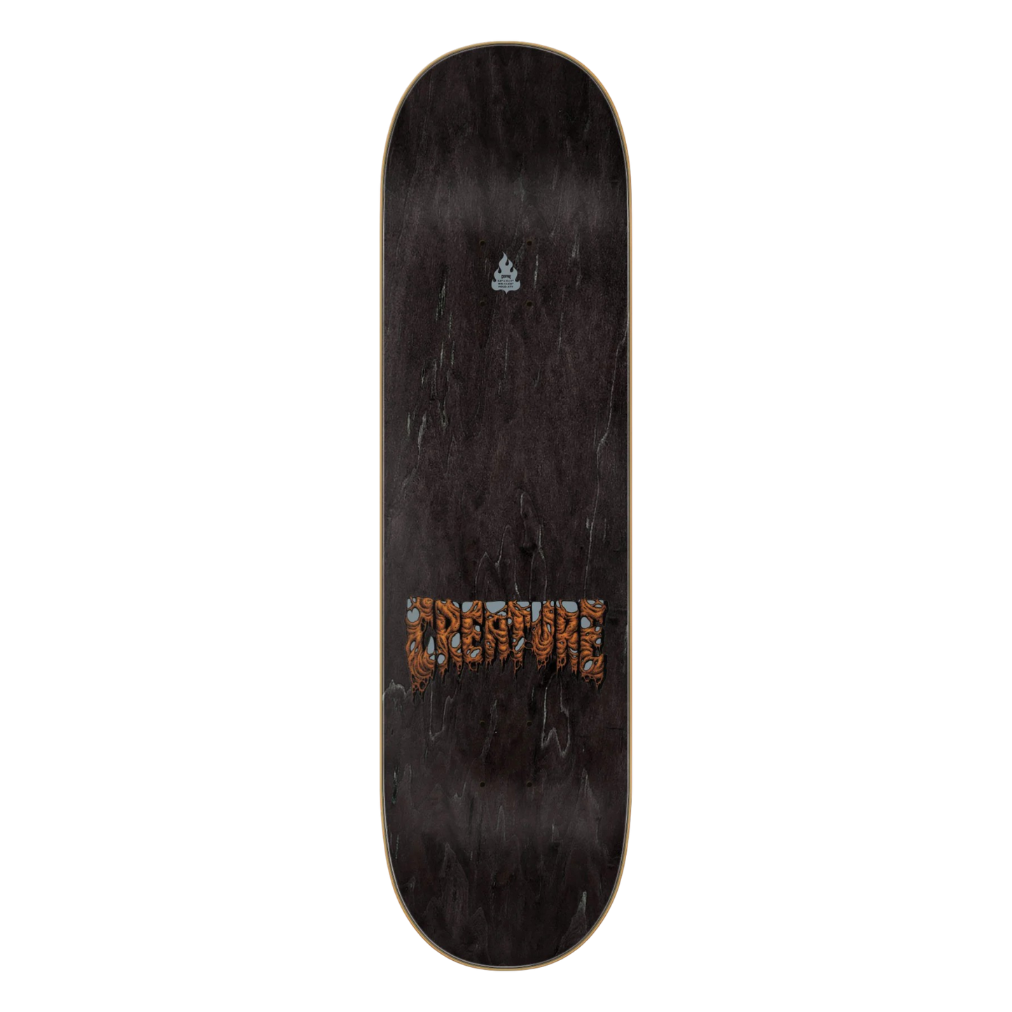 Creature Kevin Baekkel Wasted Orange Skateboard Deck 8.6"