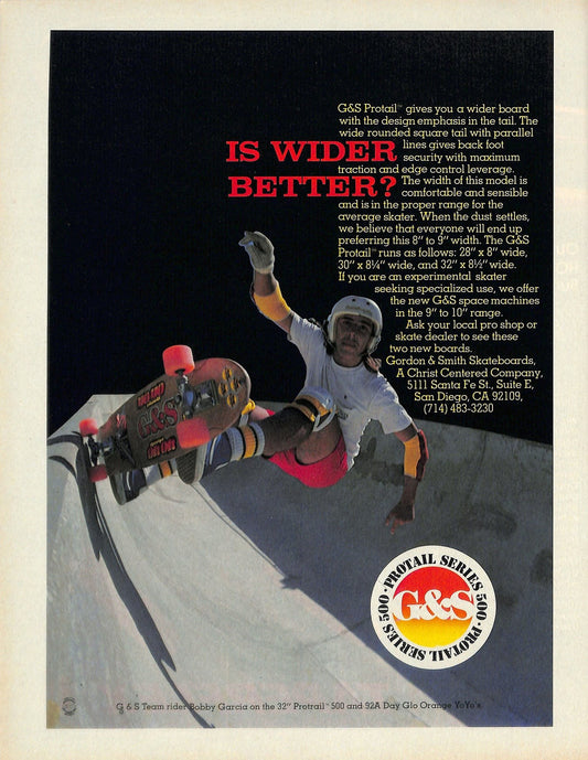 G&S Protail 500 Reissue Natural Skateboard Deck 8,0"