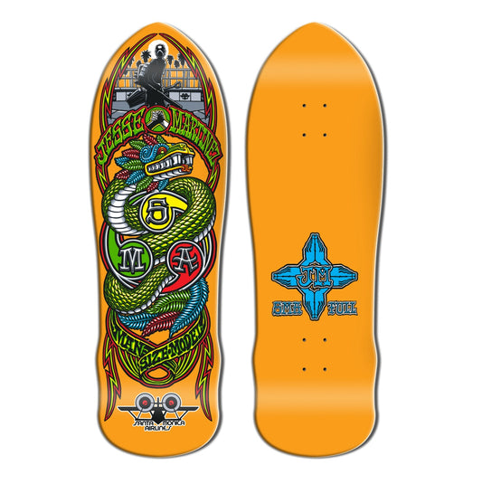 Santa Monica Airlines Jesse Martinez Snake Old School Skateboard Deck 9.875"