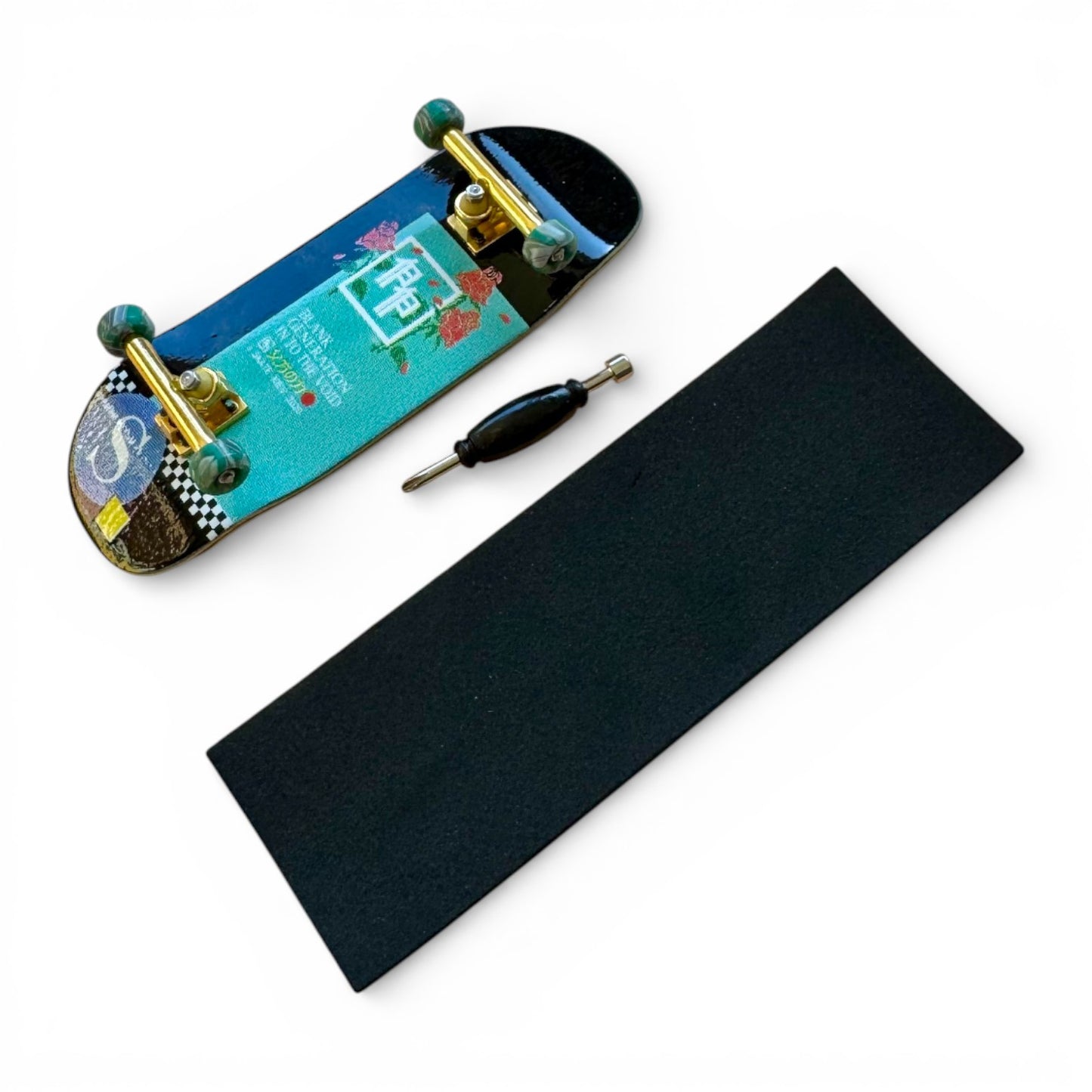 Custom Pro X Papa Power Blank Generation Cruiser Complete Fingerboard 34mm