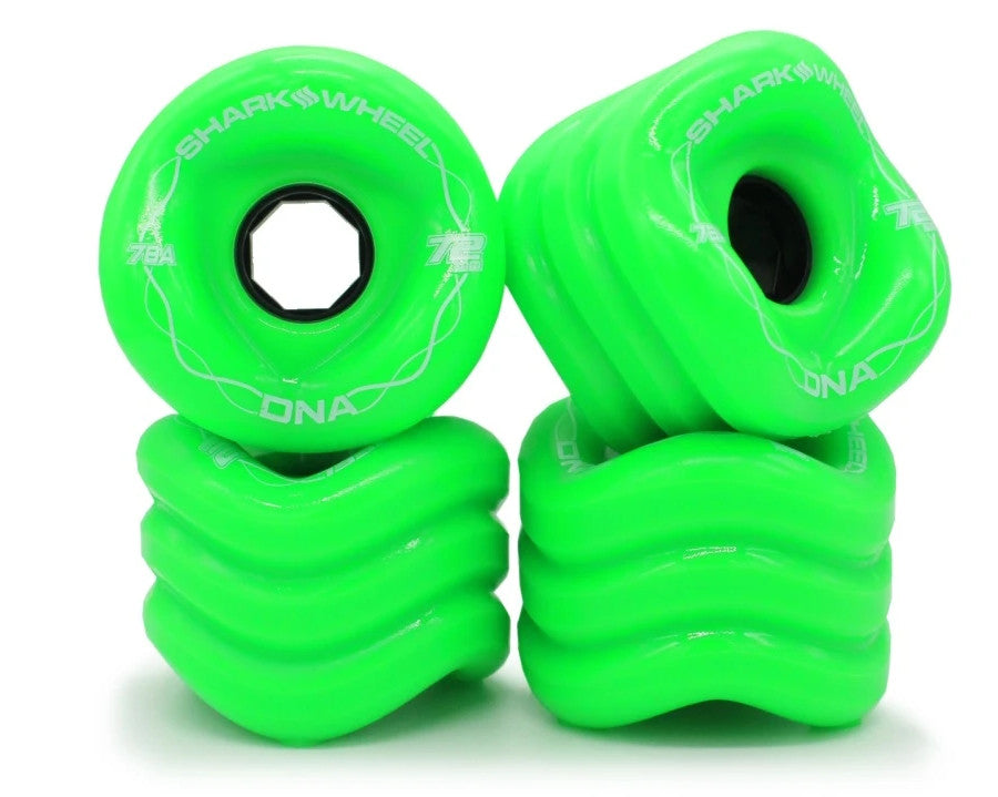 Shark Wheels DNA Gecko Green 72mm 78A Wheels