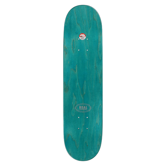 Real Team Classic Oval Orange Skateboard Deck 7.5"