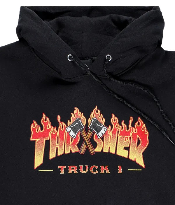 Sweat Hood Thrasher Truck 1 Black