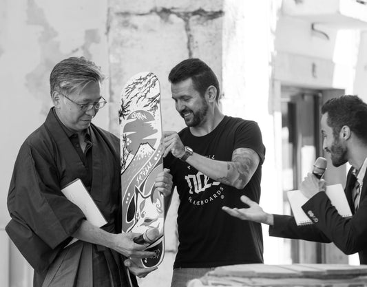 NO23 Custom "Ozzy the cat" Skateboard Deck