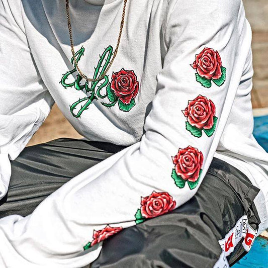 DGK Bloom Longsleeve White