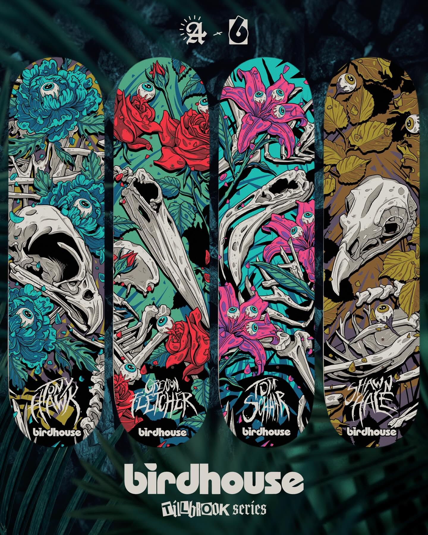 Birdhouse Greyson Fletcher Tillbrook Skateboard Deck 8.5"