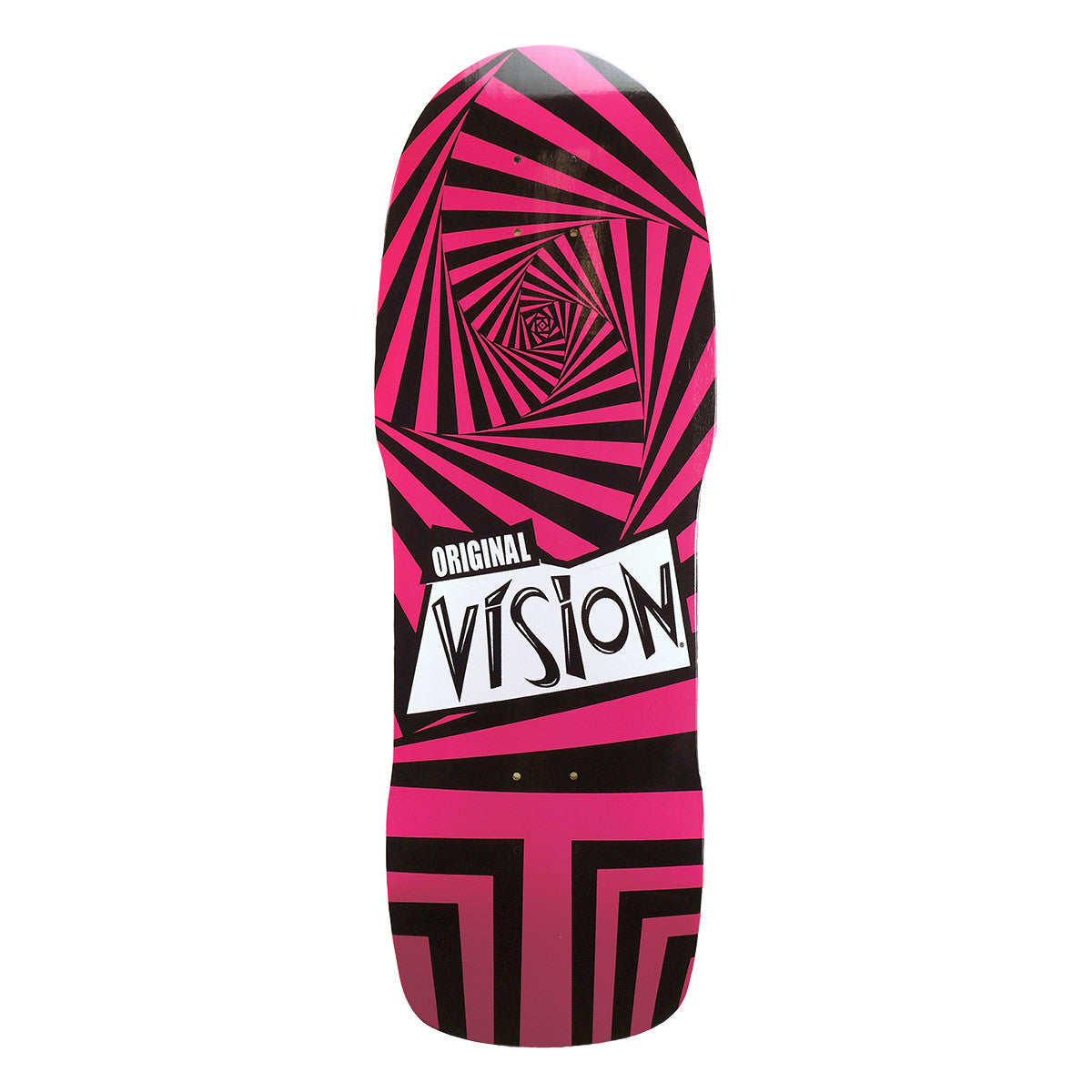 Vision Original Modern Concave Old School Pink Black Skateboard Deck 10"