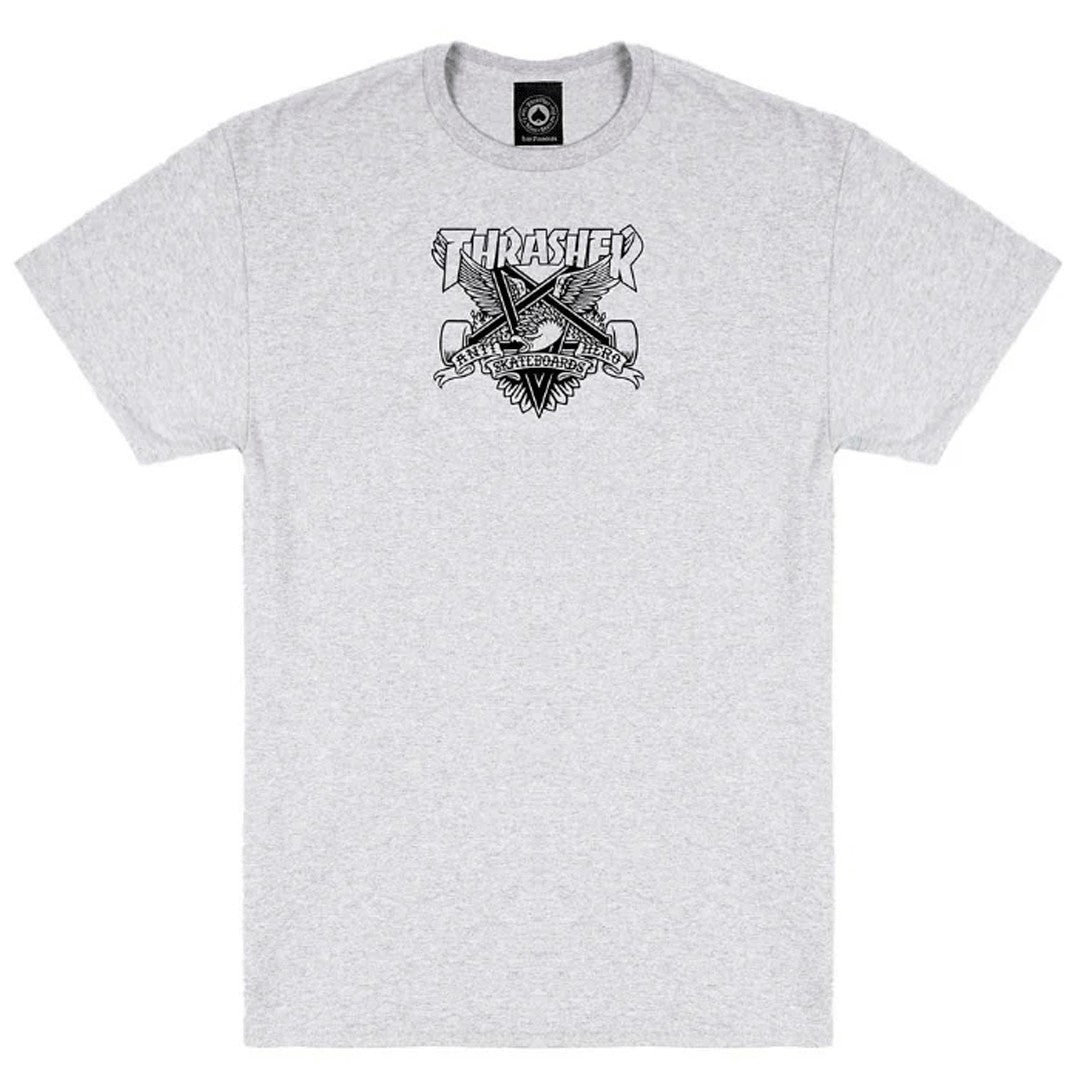 T-Shirt Thrasher x Anti-Hero Eaglegram - Ash Grey