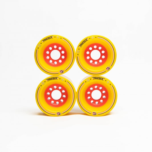 Rodas de Skate 88 Wheel Maverick Yellow Longboard 80MM 76A