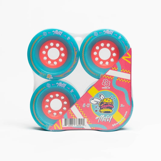 Rodas de Skate 88 Wheel MCFly Blue Longboard 86MM 76A