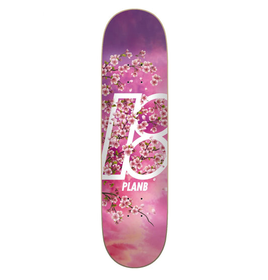 Plan B Team Cherry Blossom Skateboard Deck 8.0"