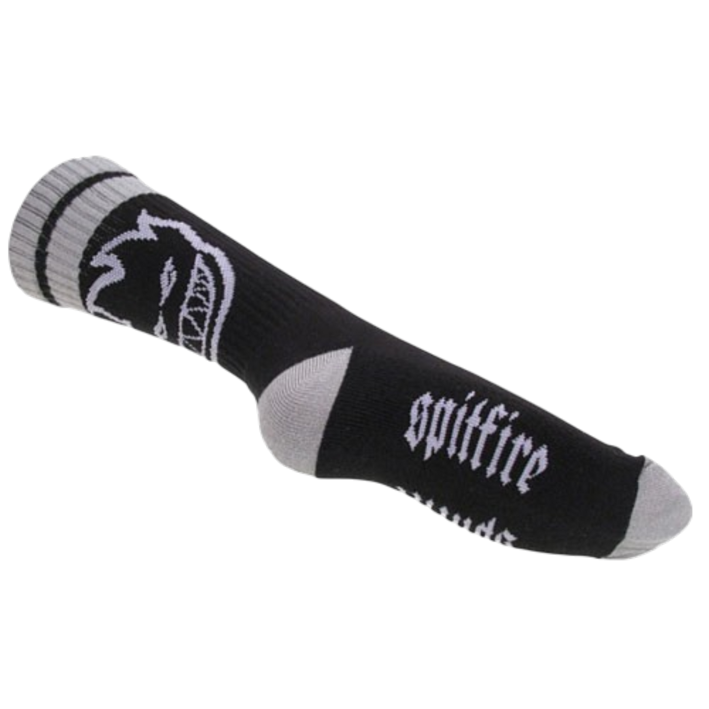 Socks Spitfire Bigger Head - Black