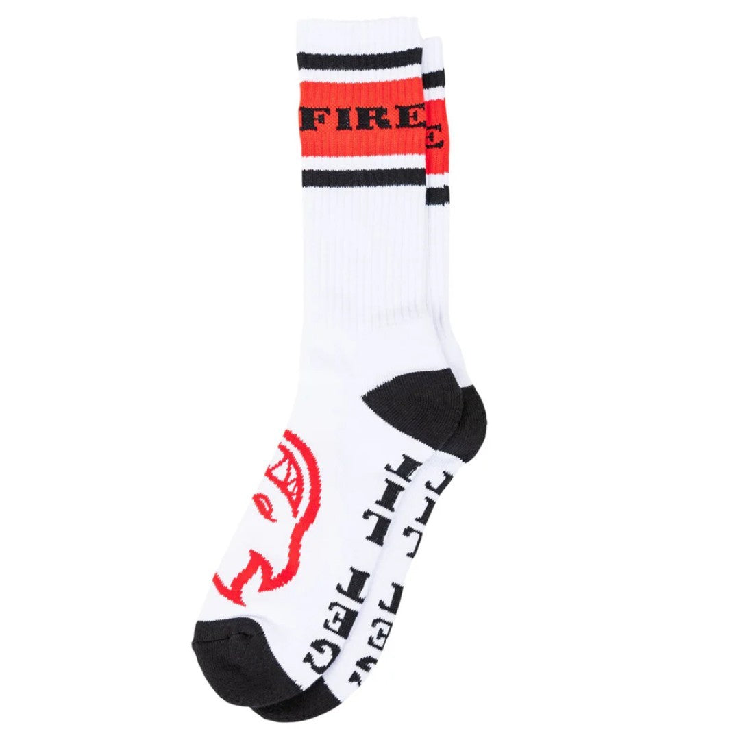 Spitfire Classic 87 Bighead Socks - White/Black/Red