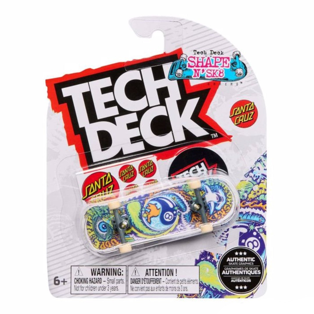 Fingerboard Tech Deck Santa Cruz Erick Winkowski Yin Yang 8 Ball