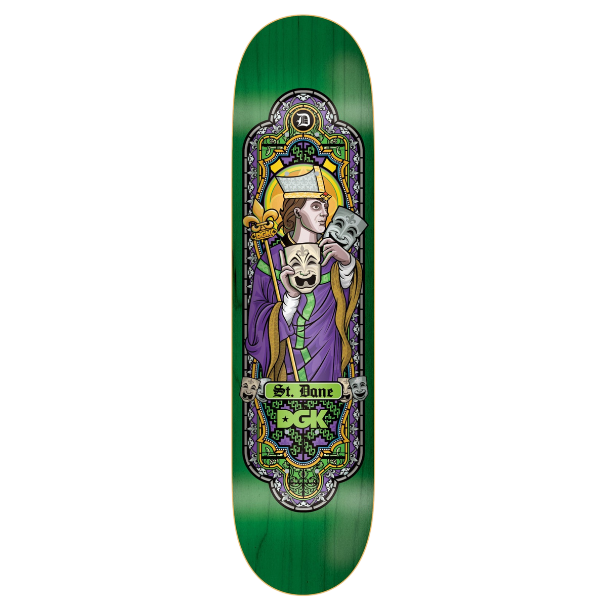 DGK Ghetto Disciples Vaughn Skateboard Deck 7.8"