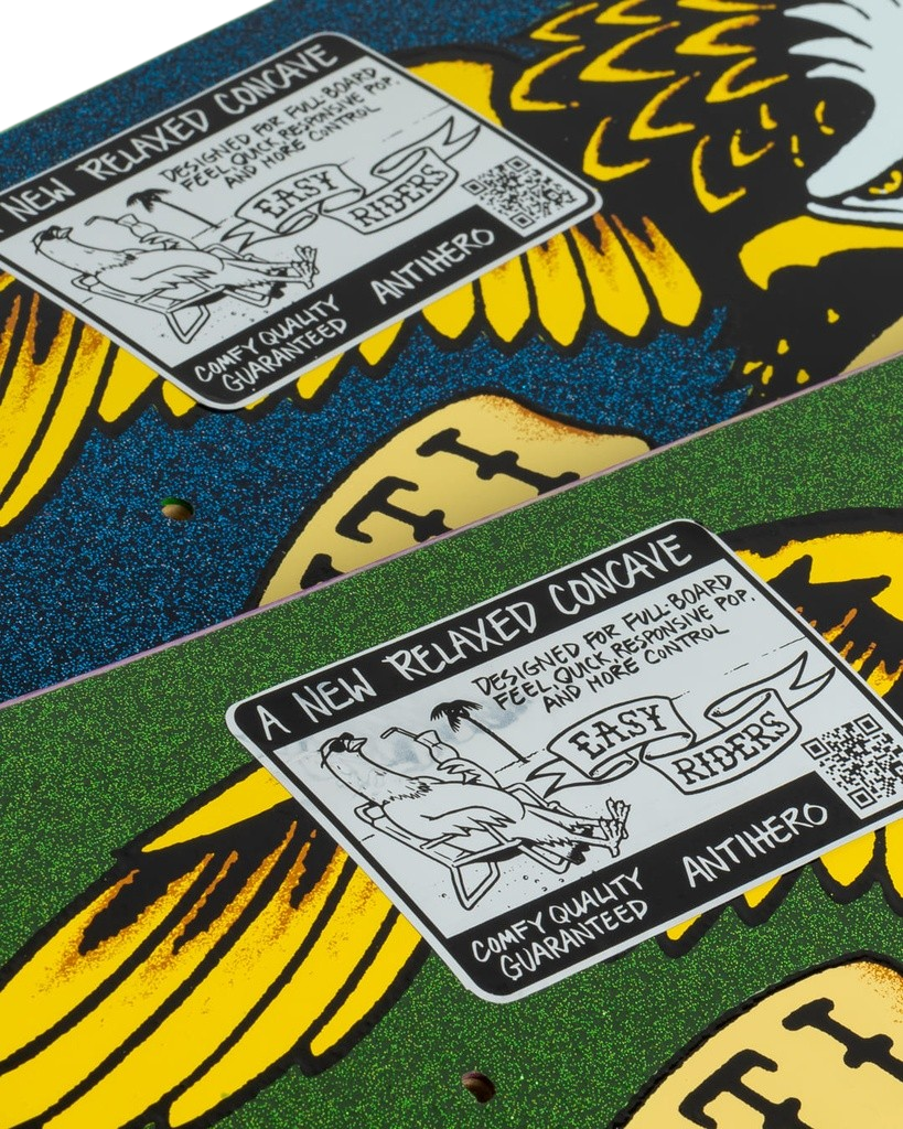 Anti Hero Easyrider Classic Eagle Green Skateboard Deck 8.38"