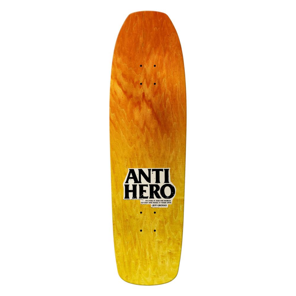 Anti Hero SSD Thick Hand Plant Orange Skateboard Deck 9.25"