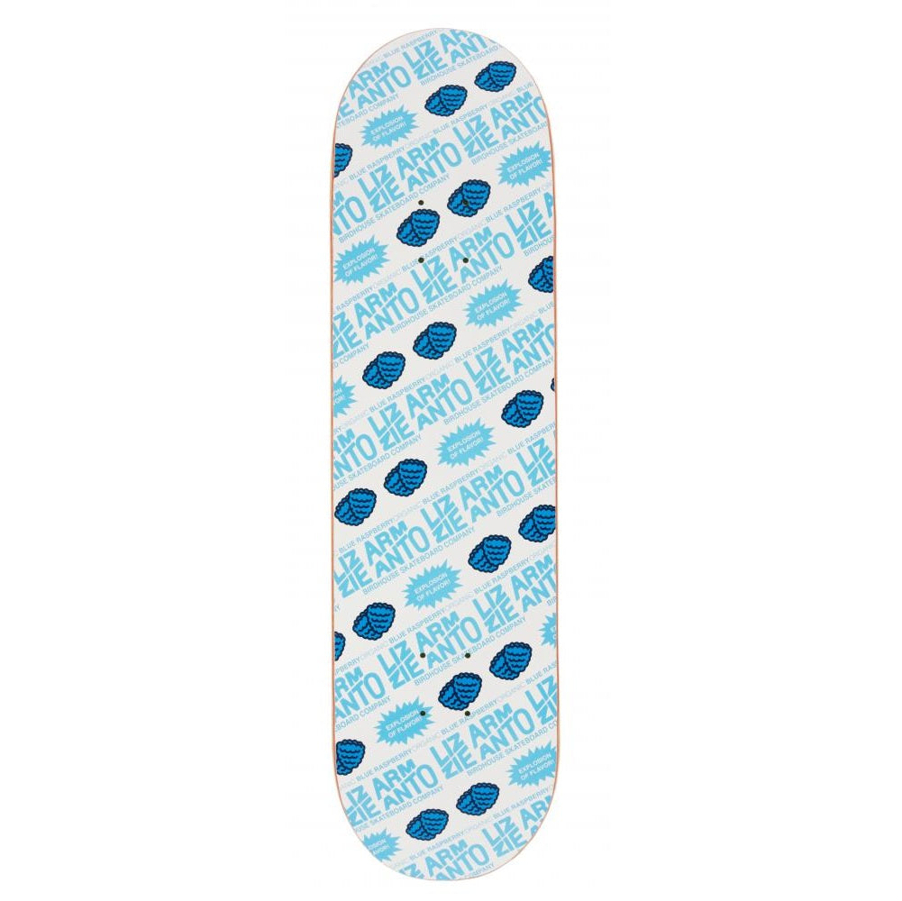 Birdhouse Lizzie Blue Razz Blue Skateboard Deck 8.25"