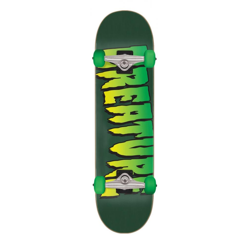 Creature Logo Full Sk8 Green Complete Skateboard 8.0"