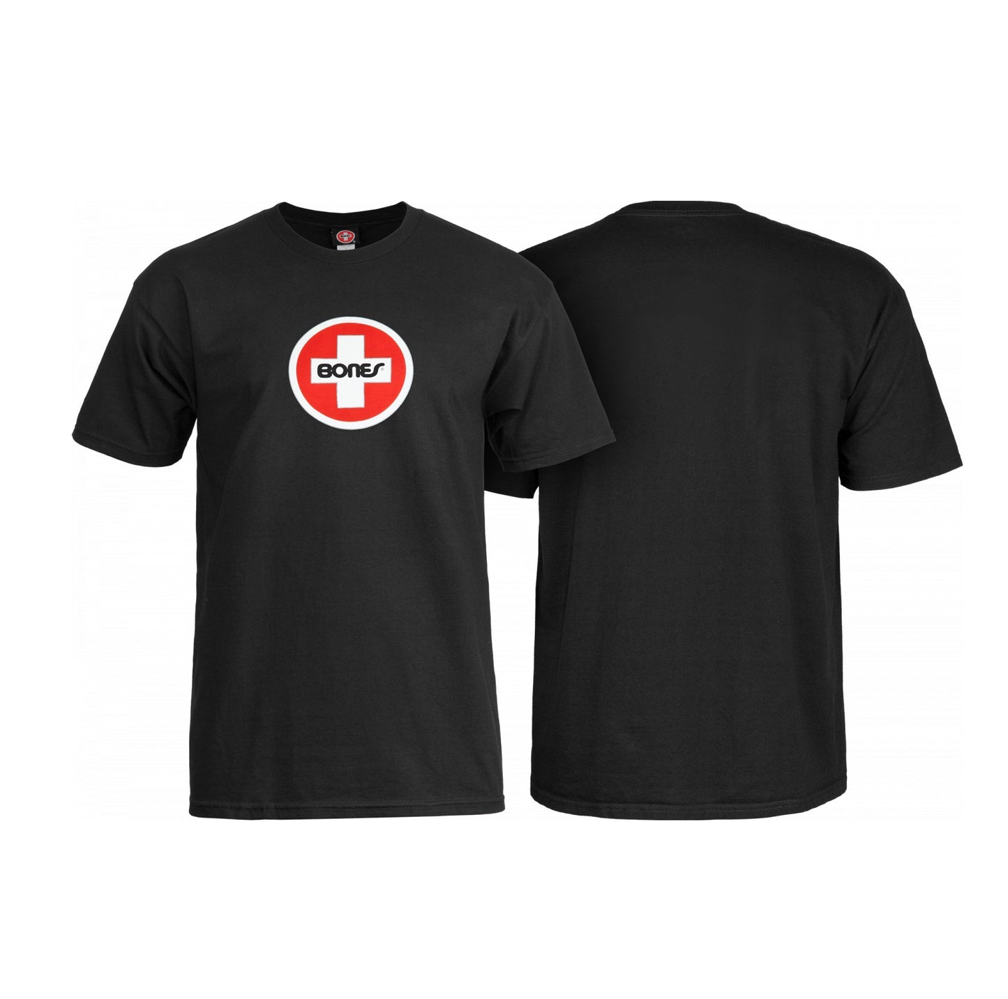 T-Shirt Bones Swiss Circle - Black