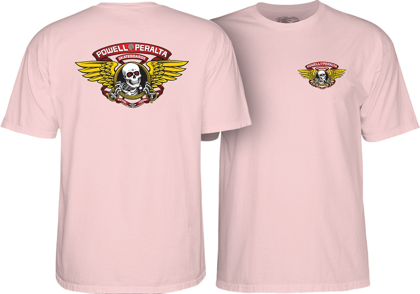 Powell Peralta Winged Ripper T-Shirt - Light Pink