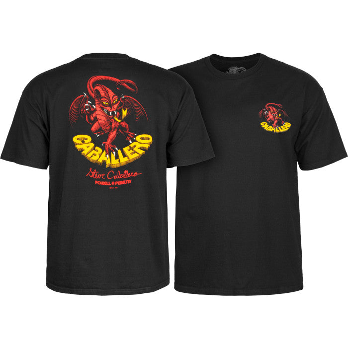 T-Shirt Powell Peralta Caballero Dragon II - Preto