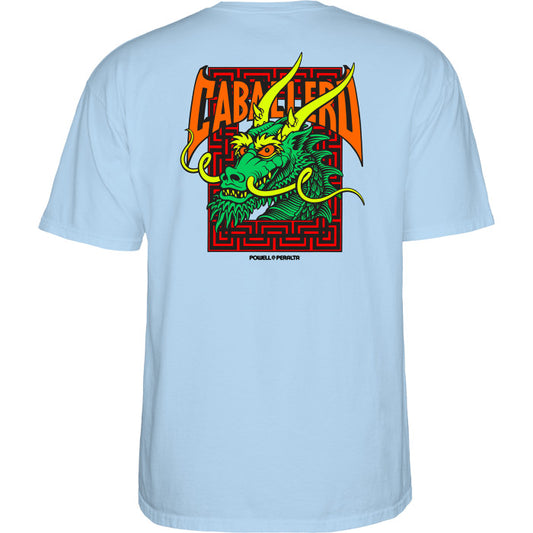 T-Shirt Powell Peralta Caballero Street Dragon - Powder Blue