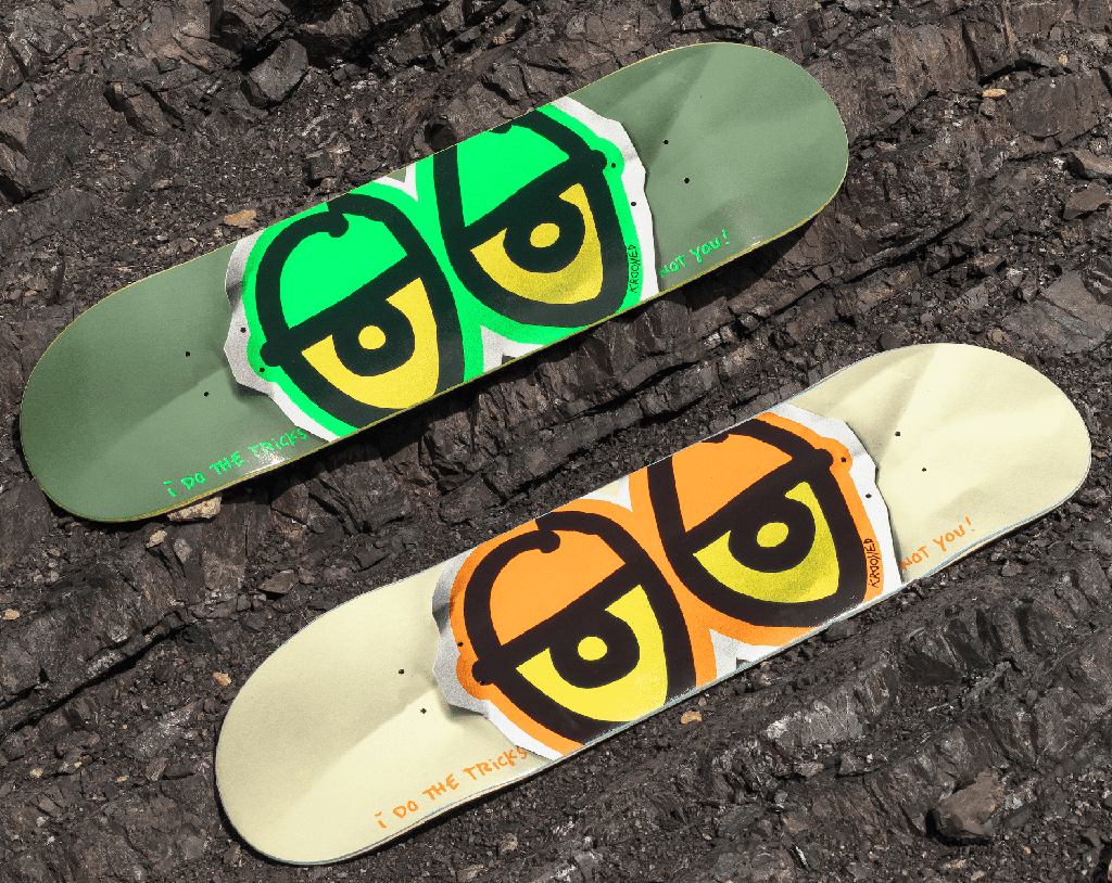 Krooked DBX Eyes Full SE Skateboard Deck 8.25"