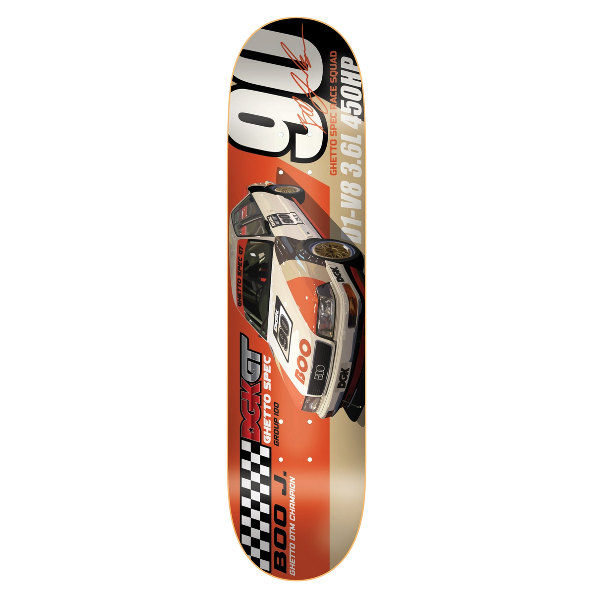 DGK Boo Ghetto GT Skateboard Deck 7.9"