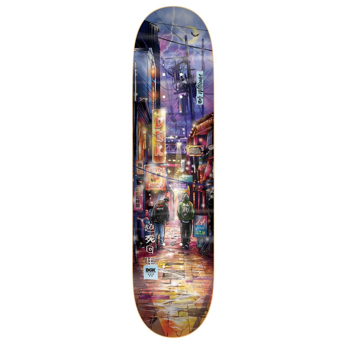 DGK Williams Prosperity Skateboard Deck 7.9"