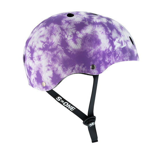 S-One S1 LIfer Purple Tie-Dye Matte Helmet