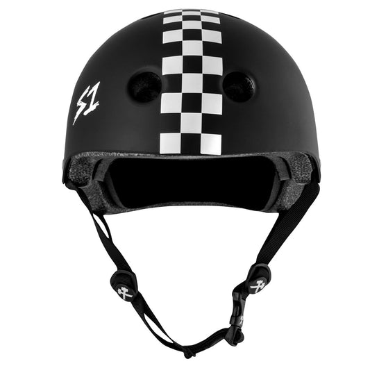 S-One S1 Lifer Black Matte Checkers Helmet