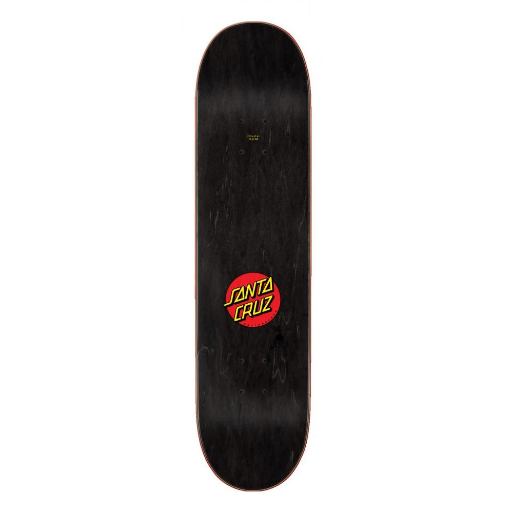 Santa Cruz Classic Dot Yellow Skateboard Deck 7.75"