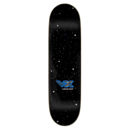 Santa Cruz Wooten Part Two Black / Silver / Blue VX Skateboard Deck 8.5"