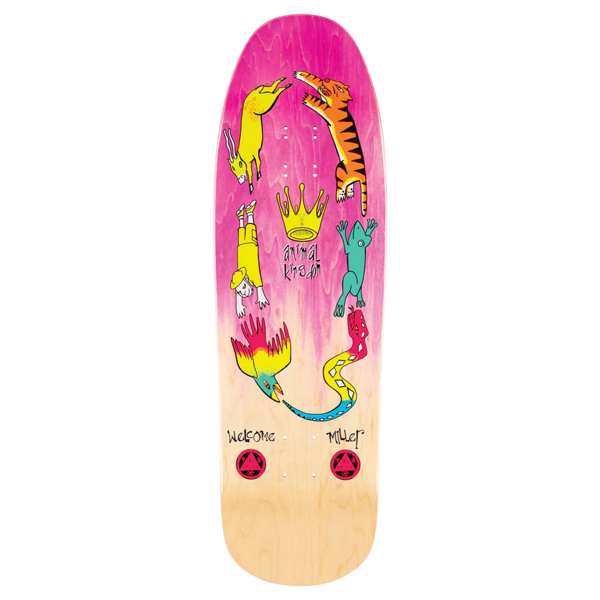 Welcome Chris Miller Animal Kingdom Gaia Skateboard Deck 9.6"