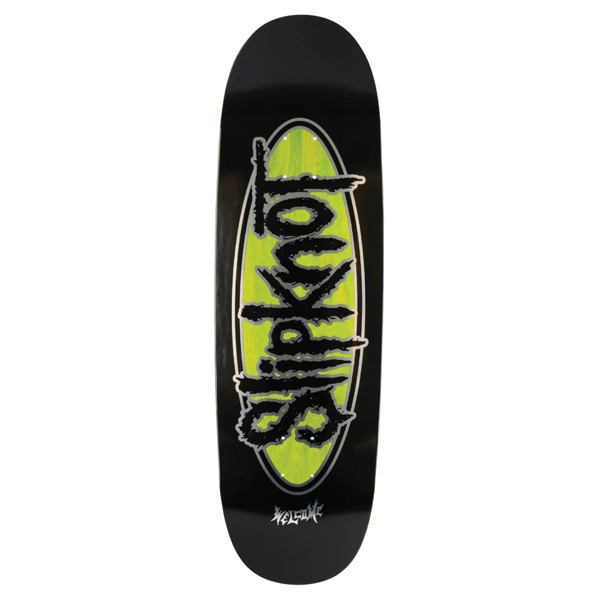 Welcome x Slipknot Oval Logo on Boline 2.0 Skateboard Deck 9.5"
