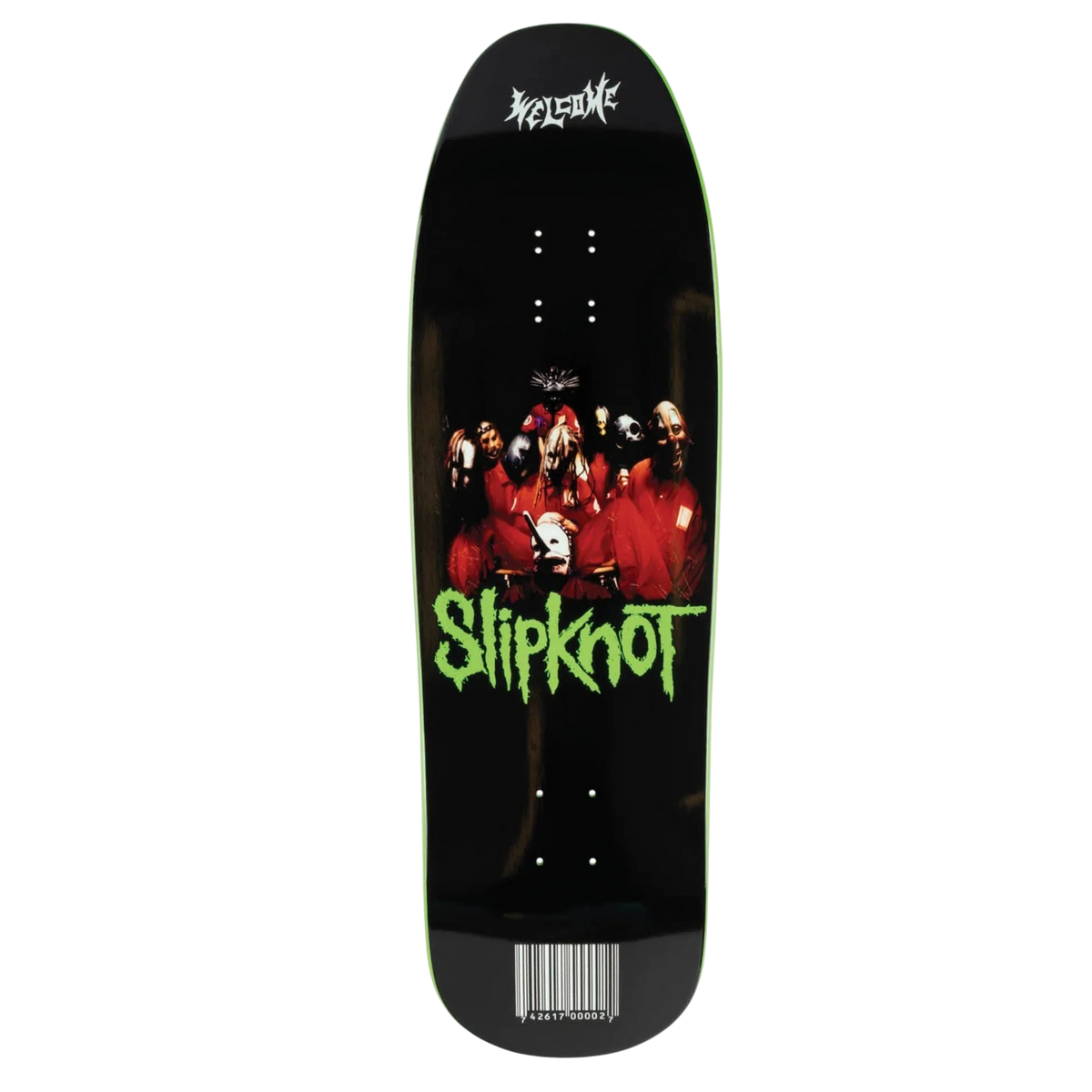 Welcome x Slipknot Self-Titled on Gaia Skateboard Deck 9.67"