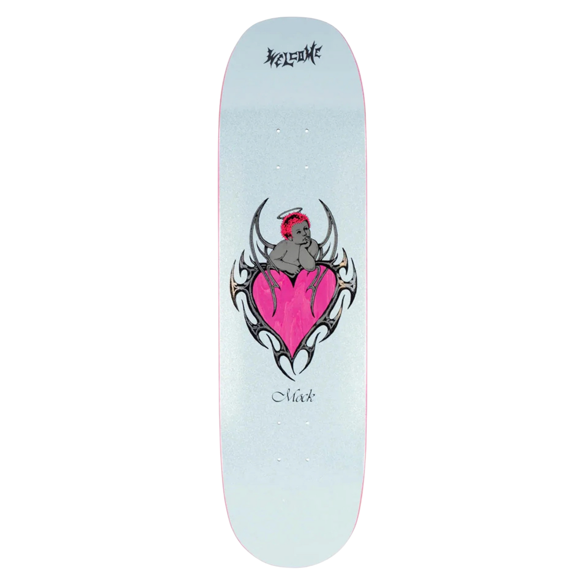 Welcome Cupid Evan Mock Pro Model on Moontrimmer 2.0 Skateboard Deck 8.65"