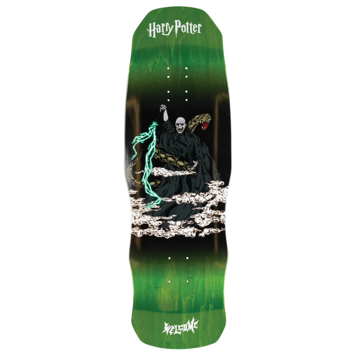 Welcome x Harry Potter Voldemort on Dark Lord Skateboard Deck 9.75"