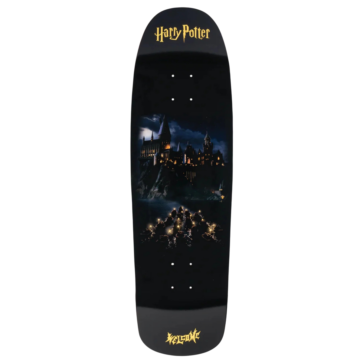 Welcome x Harry Potter Arrival on Slappy Slap Skateboard Deck 9.5"
